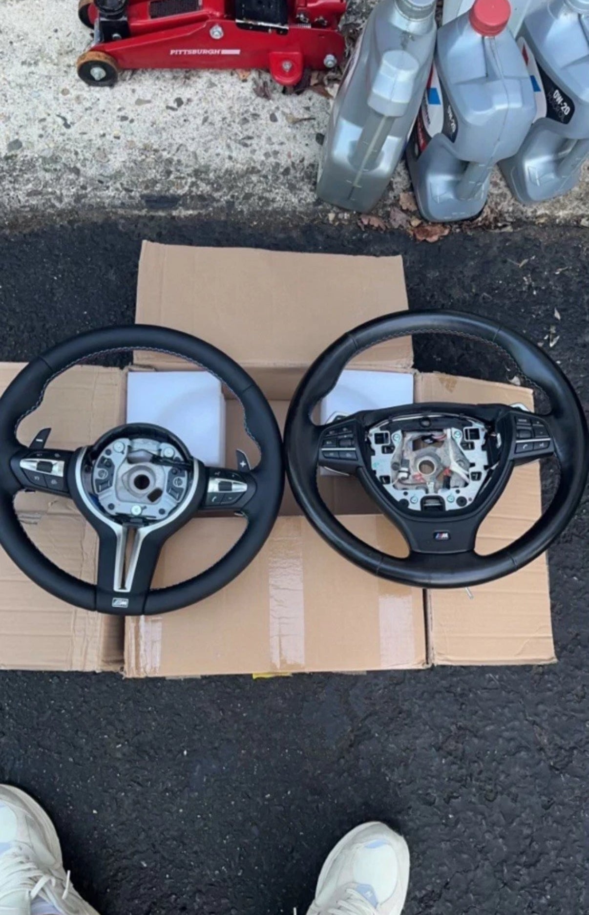 BMW F SERIES LCI M SPORT STEERING WHEEL (COMPLETE)