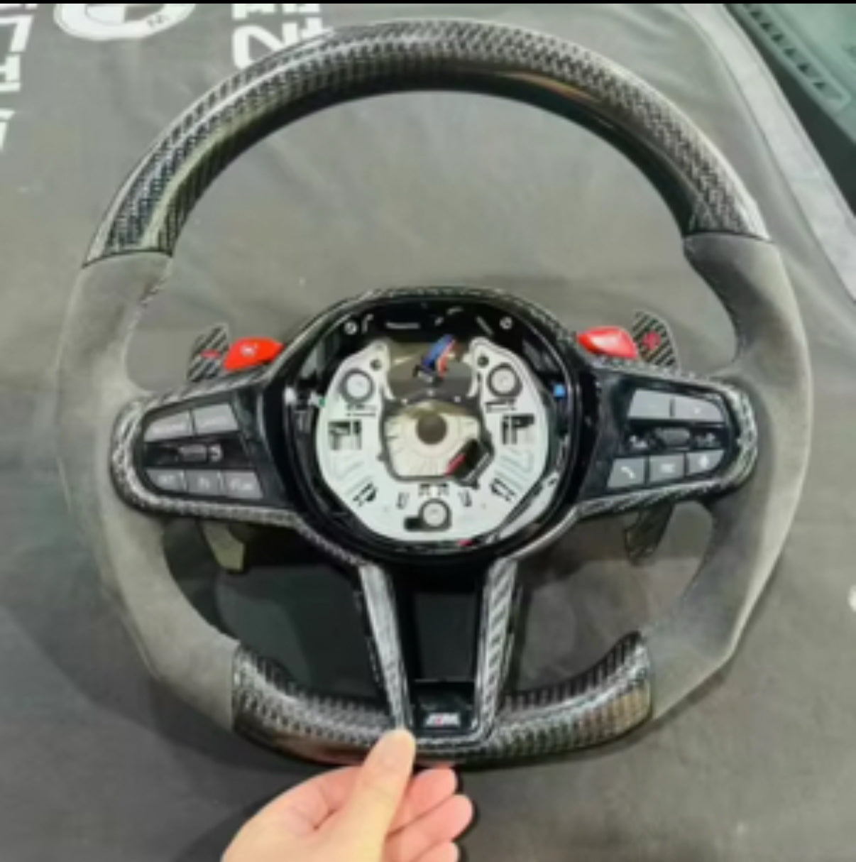 BMW G8X F9X 2/3/4/5/8 series LCI Carbon/alcantara steering wheel