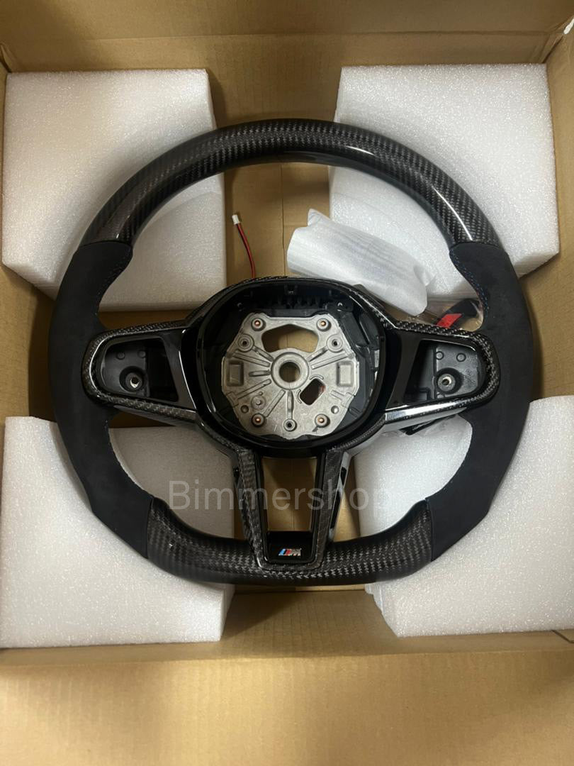 BMW G8X F9X 2/3/4/5/8 series LCI Carbon/alcantara steering wheel